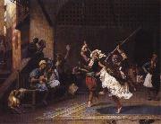 Jean - Leon Gerome The Pyrrhic Dance. oil